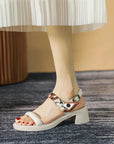 Amelie™ | Thick Heel Sandals