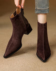 Marvelle™| Leather Ankle Boots