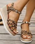 Solene™| Leopard Platform Sandals