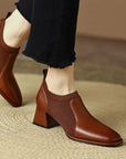 Amirelle™| Square Ankle Boots