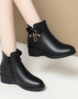 Elowen™| Leather Ankle Boots