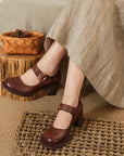 Agnes ™ | Leather Mary Janes