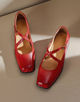 Edith™| Leather Mary Janes