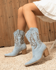 Selinne™| Denim Ankle Boots