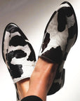 Melisse™| Cow Print Slip-Ons