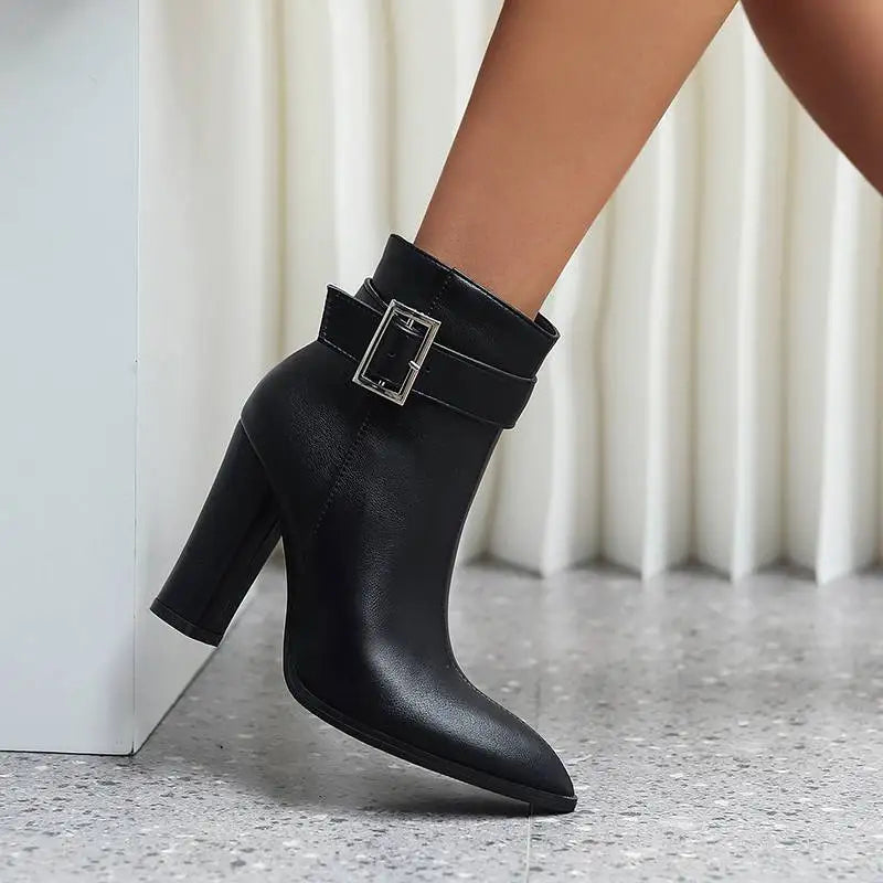 Dalisse™| Buckle Ankle Boots