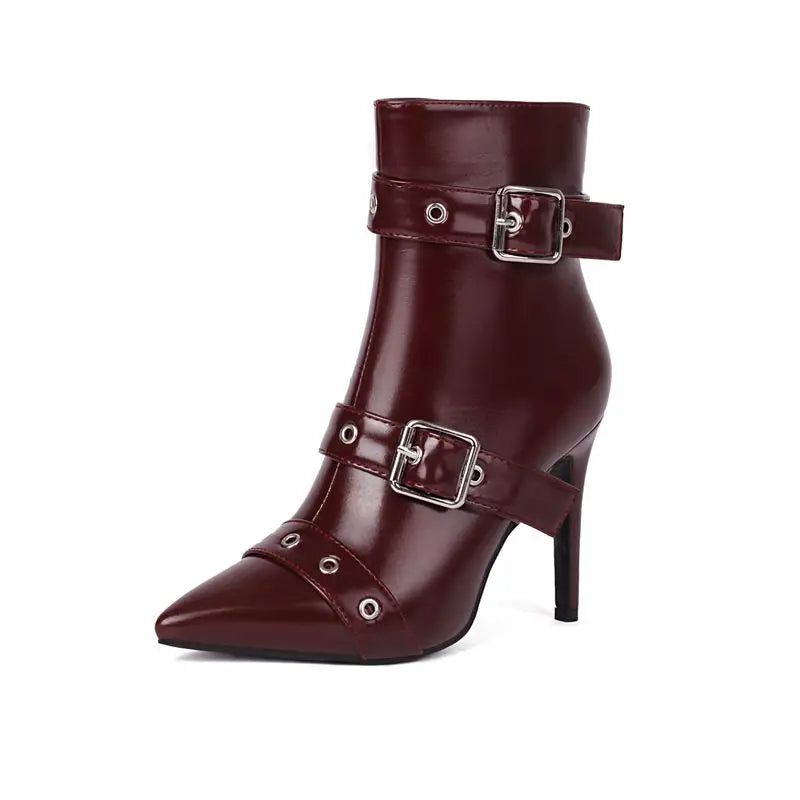 Kirella™| Buckle Stiletto Boots