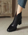 Valenza™| Everly Leather Ankle Boots