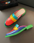 Kira™| Bright Loafer Slides
