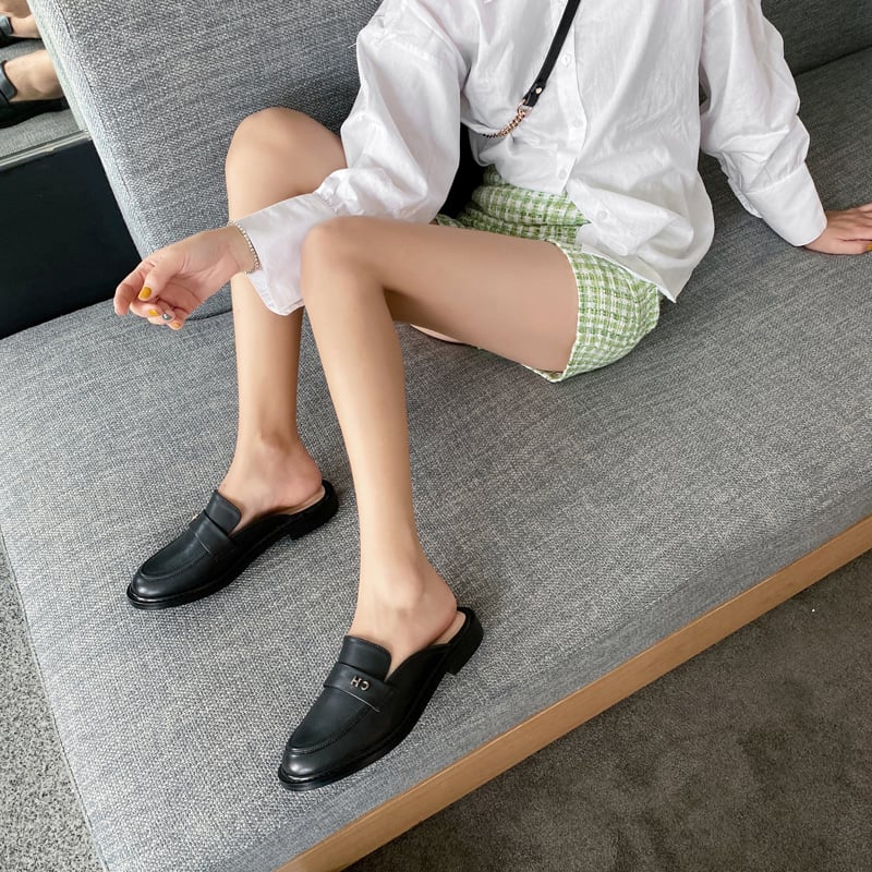 Kira™| Bright Loafer Slides