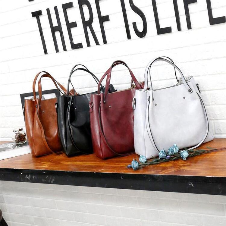 Valenza™| Riley Vintage 4-Piece Bag Set