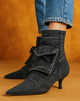Mavina™| Denim Boots