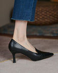 Valenza™| Caline Sleek Tan Heels