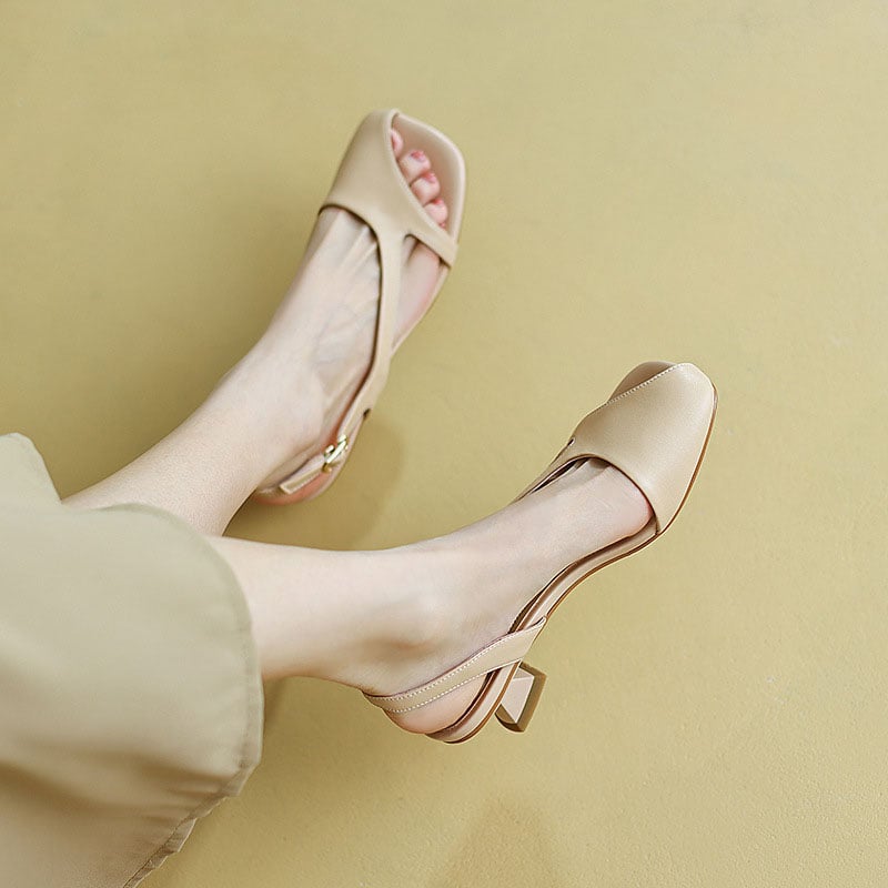 Kaira™| Open Toe Heels