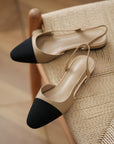 Valenza™| Bricia Satin Slingback Flats