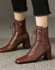 Brielle™| Lace-Up Ankle Boots