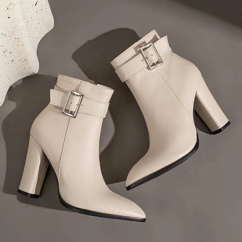 Dalisse™| Buckle Ankle Boots