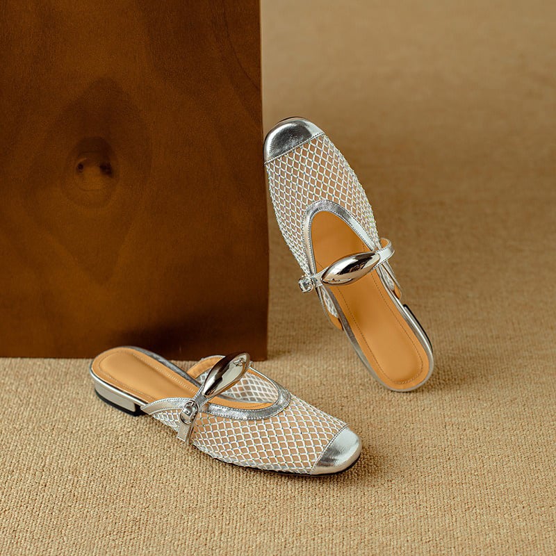 Elira™| Buckle Mules