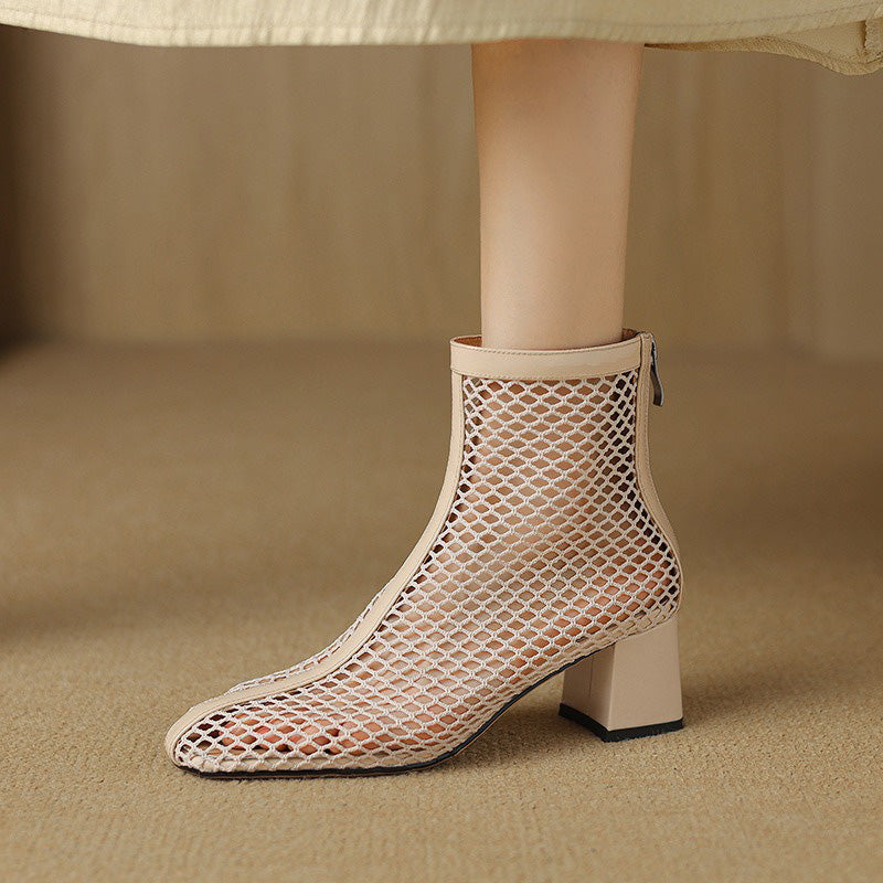 Jeric™| Mesh Ankle Boots