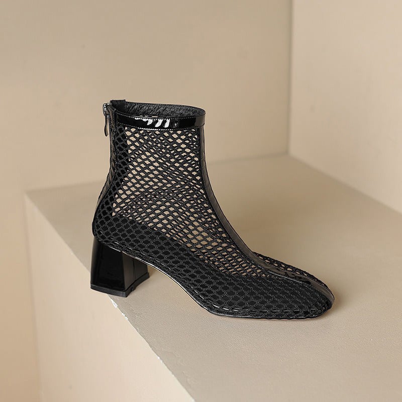 Jeric™| Mesh Ankle Boots