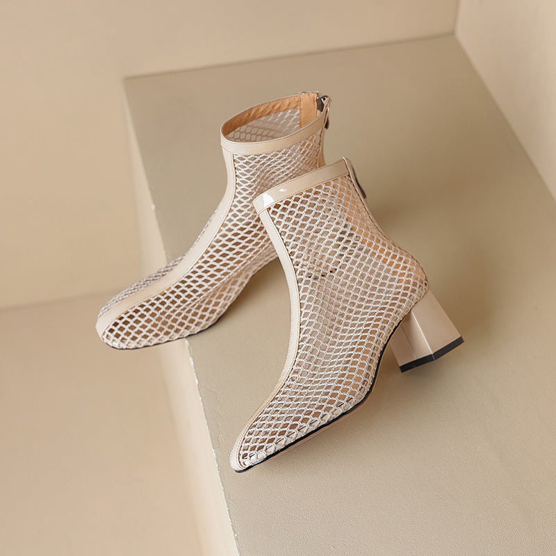 Jeric™| Mesh Ankle Boots