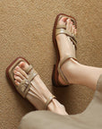 Elva™| Square Toe Sandals