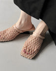 Jamil™| Mesh Curve Mules