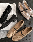 Cady™| Woven Mary Janes