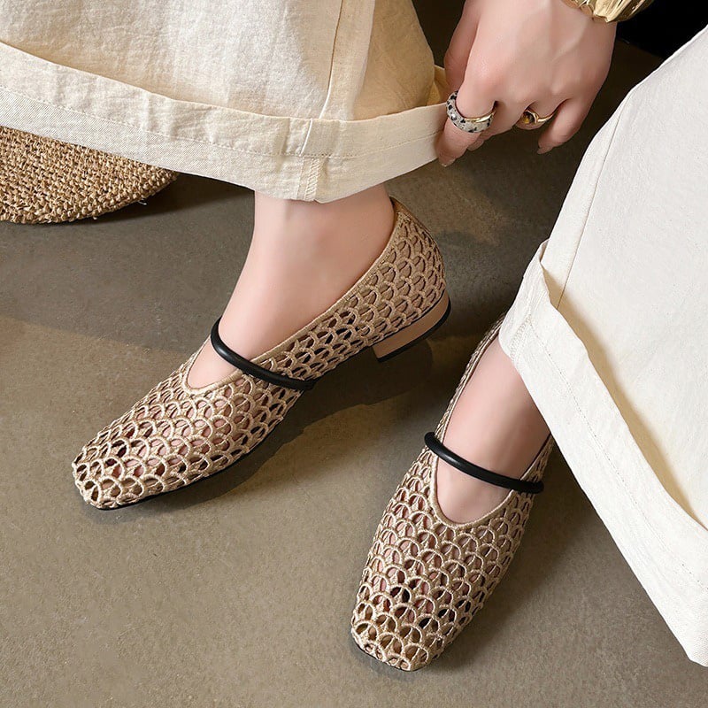 Cady™| Woven Mary Janes