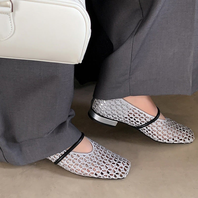 Cady™| Woven Mary Janes