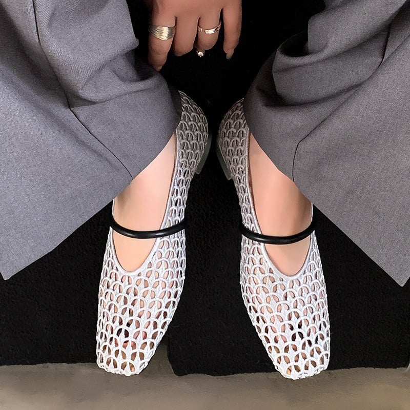 Cady™| Woven Mary Janes