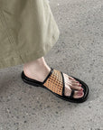 Calvine™| Woven Slide Sandals