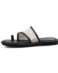 Calvine™| Woven Slide Sandals