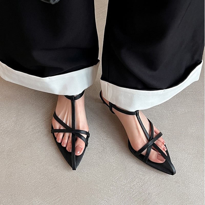 Calia™| Pointed Flat Sandals