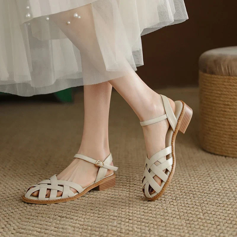 Valenza™| Mavis Woven Flat Sandals
