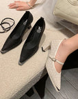 Caroline™| Vintage Heeled Pumps