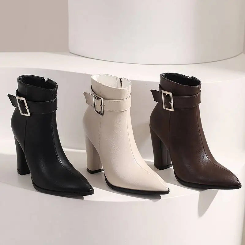 Dalisse™| Buckle Ankle Boots