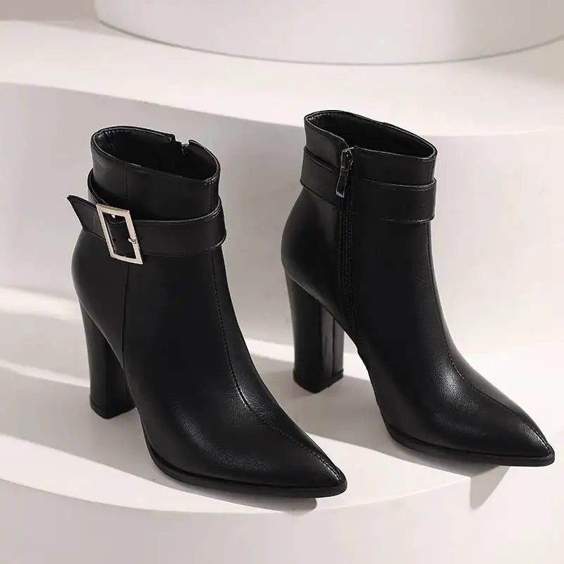 Dalisse™| Buckle Ankle Boots