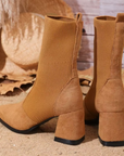 Valenza™| Harlow Knitted Leather Boots