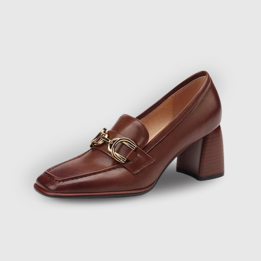 Wensira™| Square Toe Heels