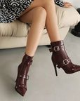 Kirella™| Buckle Stiletto Boots