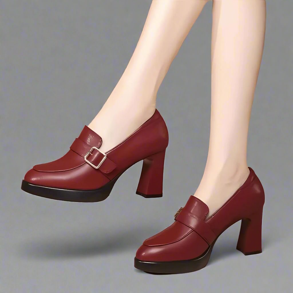 Claudia™| Leather Pumps