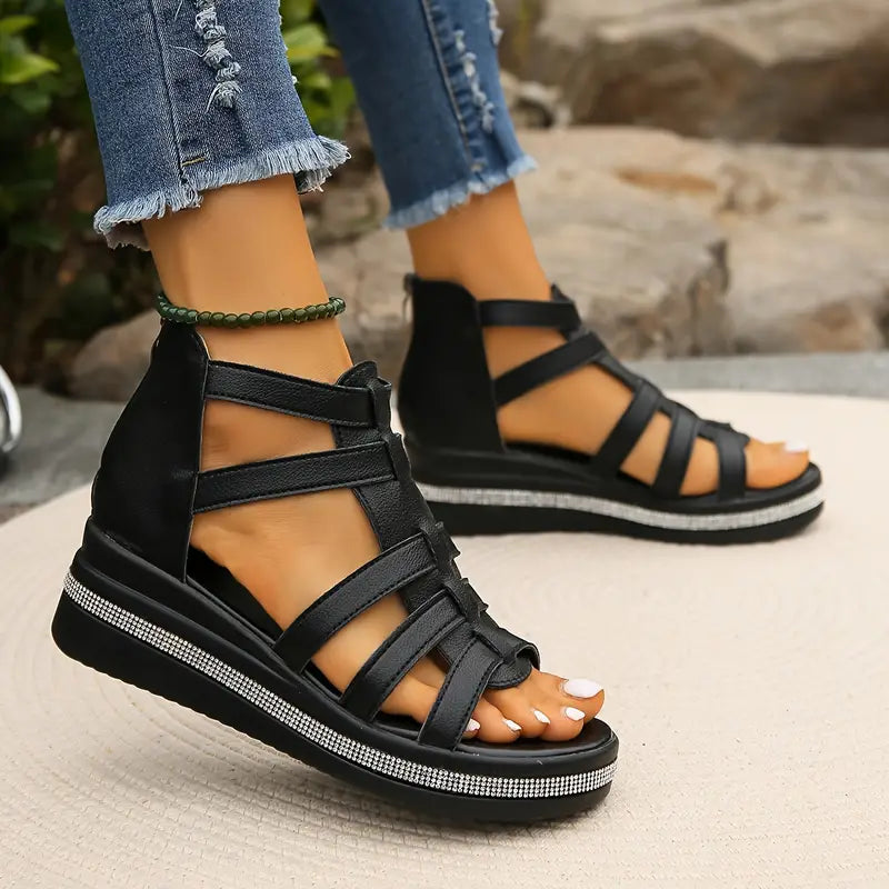 Maze™| Elegant Wedge Sandals