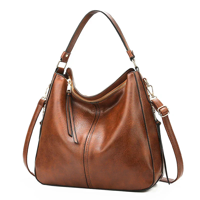 Giselle™| Leather Shoulder Bag