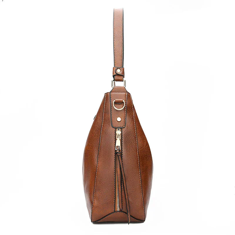Giselle™| Leather Shoulder Bag
