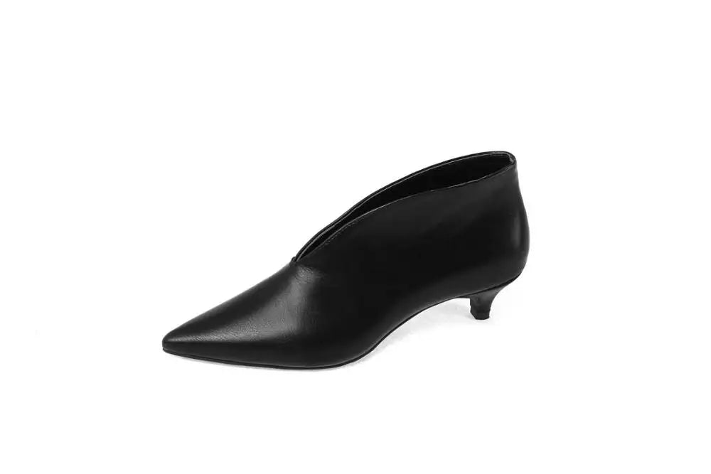 Fivessa™| Pointed Ankle Boots