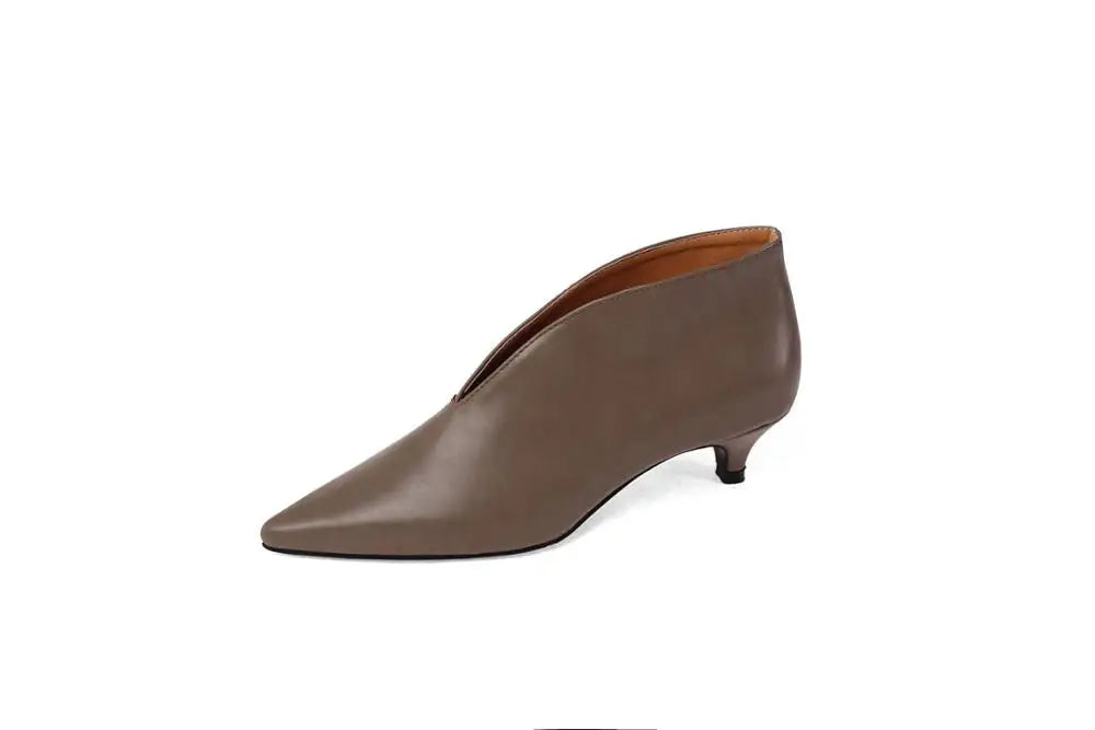 Fivessa™| Pointed Ankle Boots