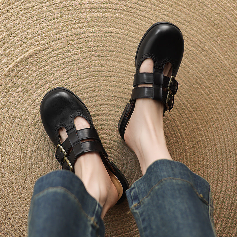 Dorella™| Leather Mules