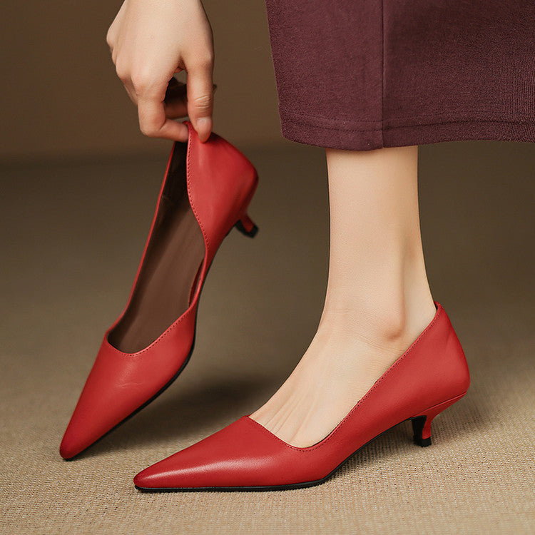 Kynora™| Leather Heels