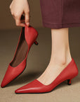 Kynora™| Leather Heels